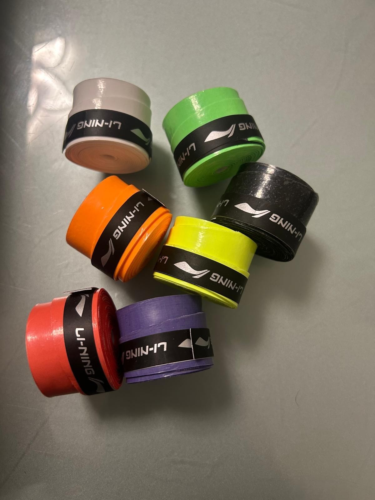 Li-Ning GP20 Grips 🏸 Assorted Colours | Pack of 7 High‑Quality Overgrip