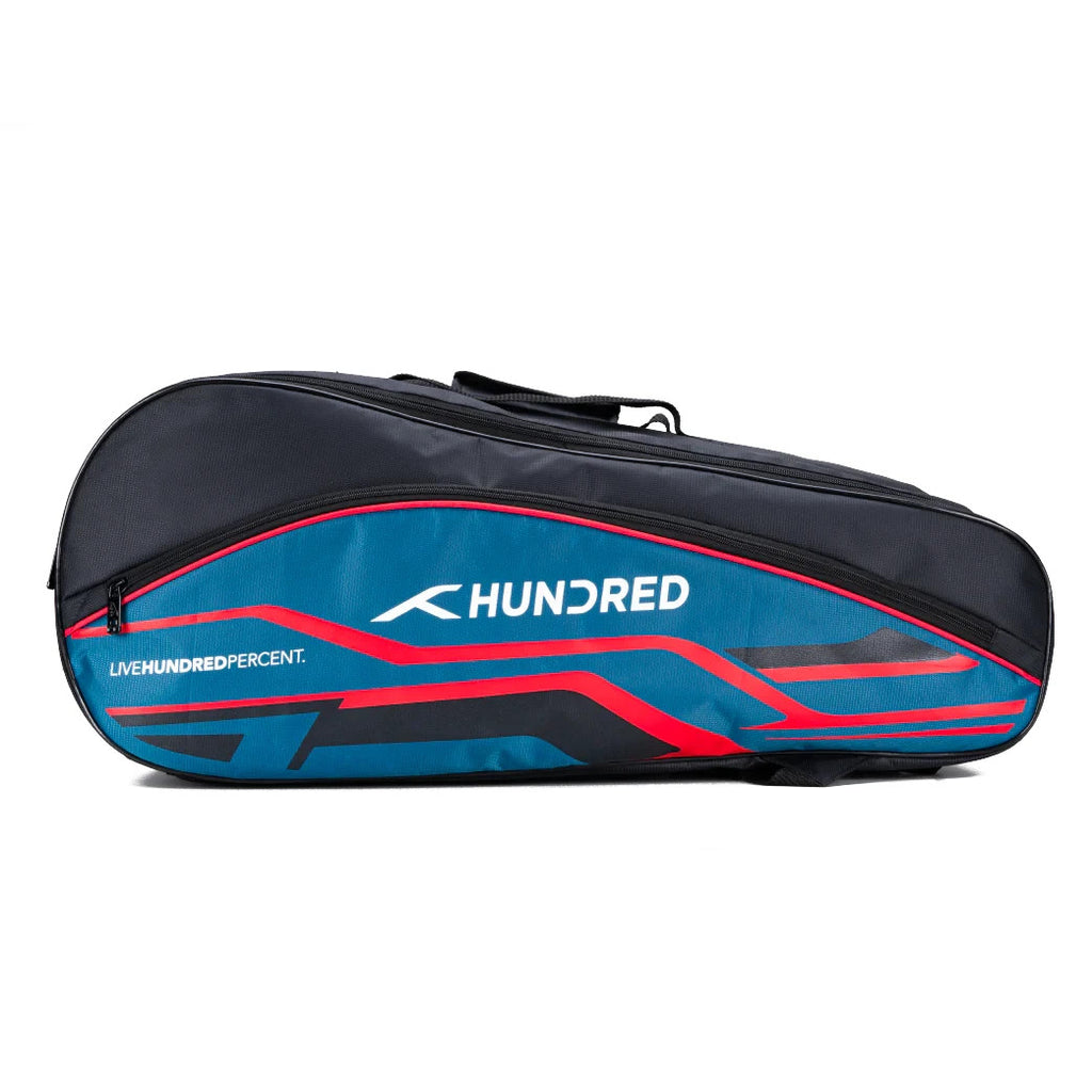 Hundred Glacio Pack Badminton Kit Bag – 50L Standard Black/Teal Green | Premium