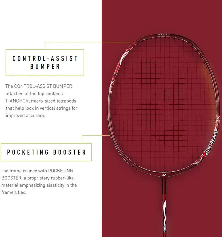 YONEX Astrox Lite 45i Red Strung Badminton Racquet - pack of 2