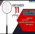YONEX Arcsaber 11 Play Grey Strung Badminton Racquet (Pack of: 1, 83 g) | NEW