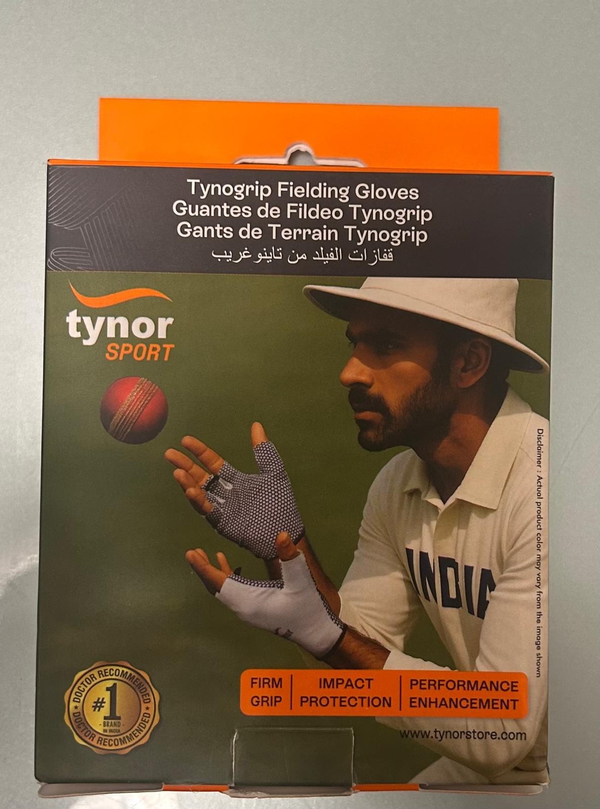 Tynor Pro Fielding Gloves 🏏 Durable, Comfortable & Secure Fit for Cricket