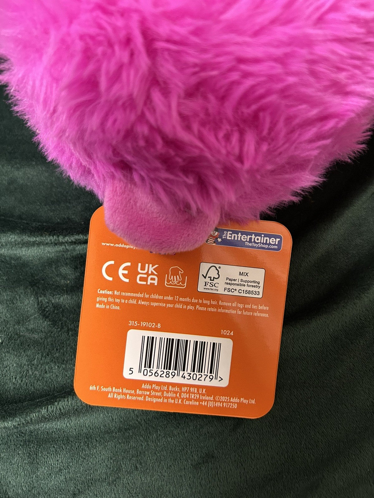 Ray TV Monster Plush Soft Cute Cuddly Fluffy Toy 26cm Gift | Quick and FREE POST