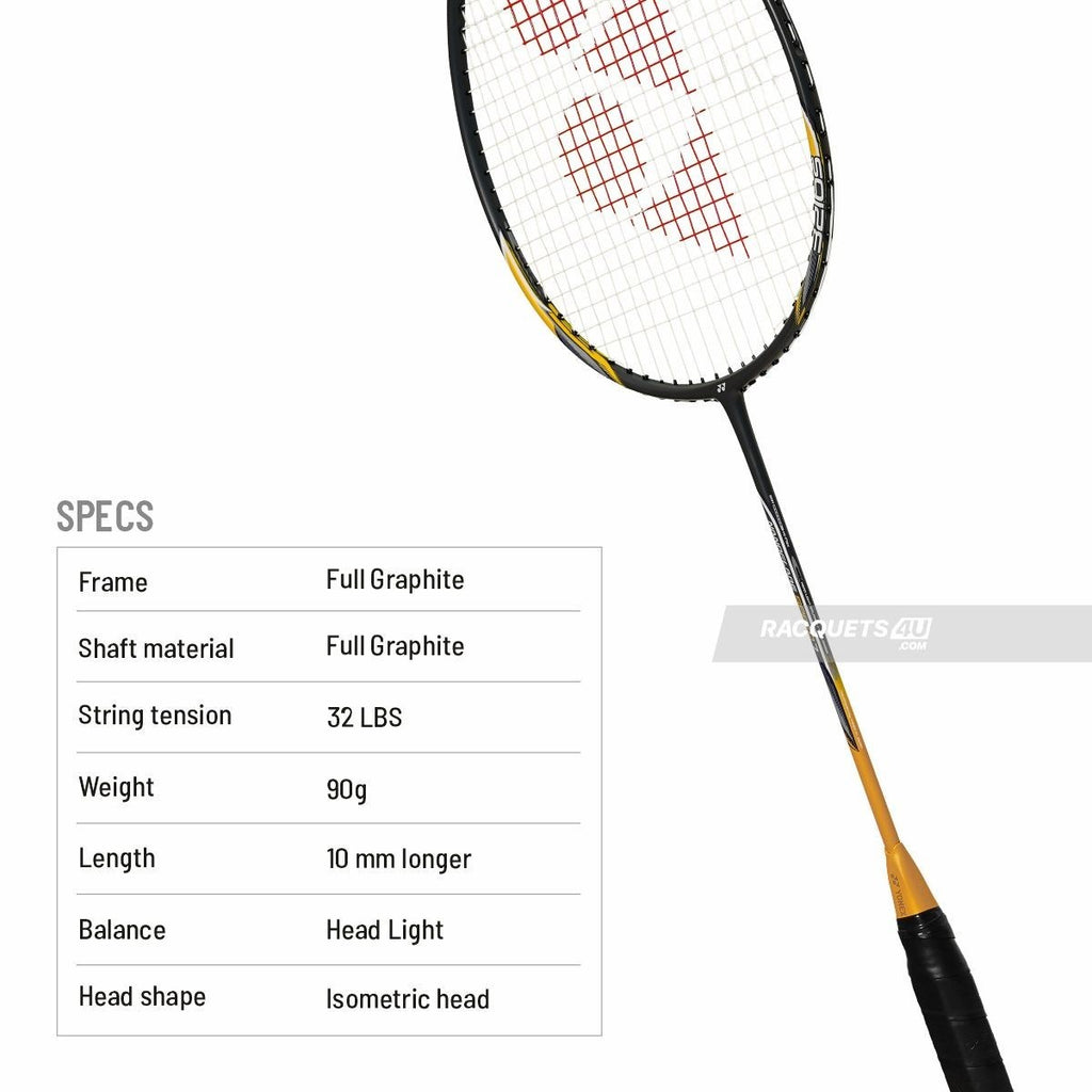 YONEX Nanoflare Speed 7 Yellow Strung Badminton Racquet  (Pack of: 1) 4U G4