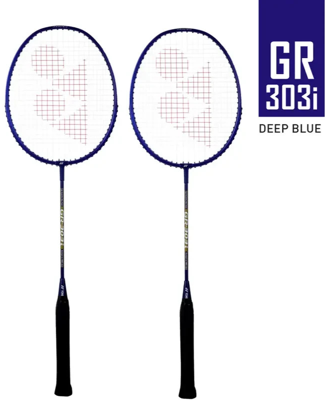 YONEX GR303i Strung Badminton Racquet (Pack of 2) | Quick Dispatch Assorted