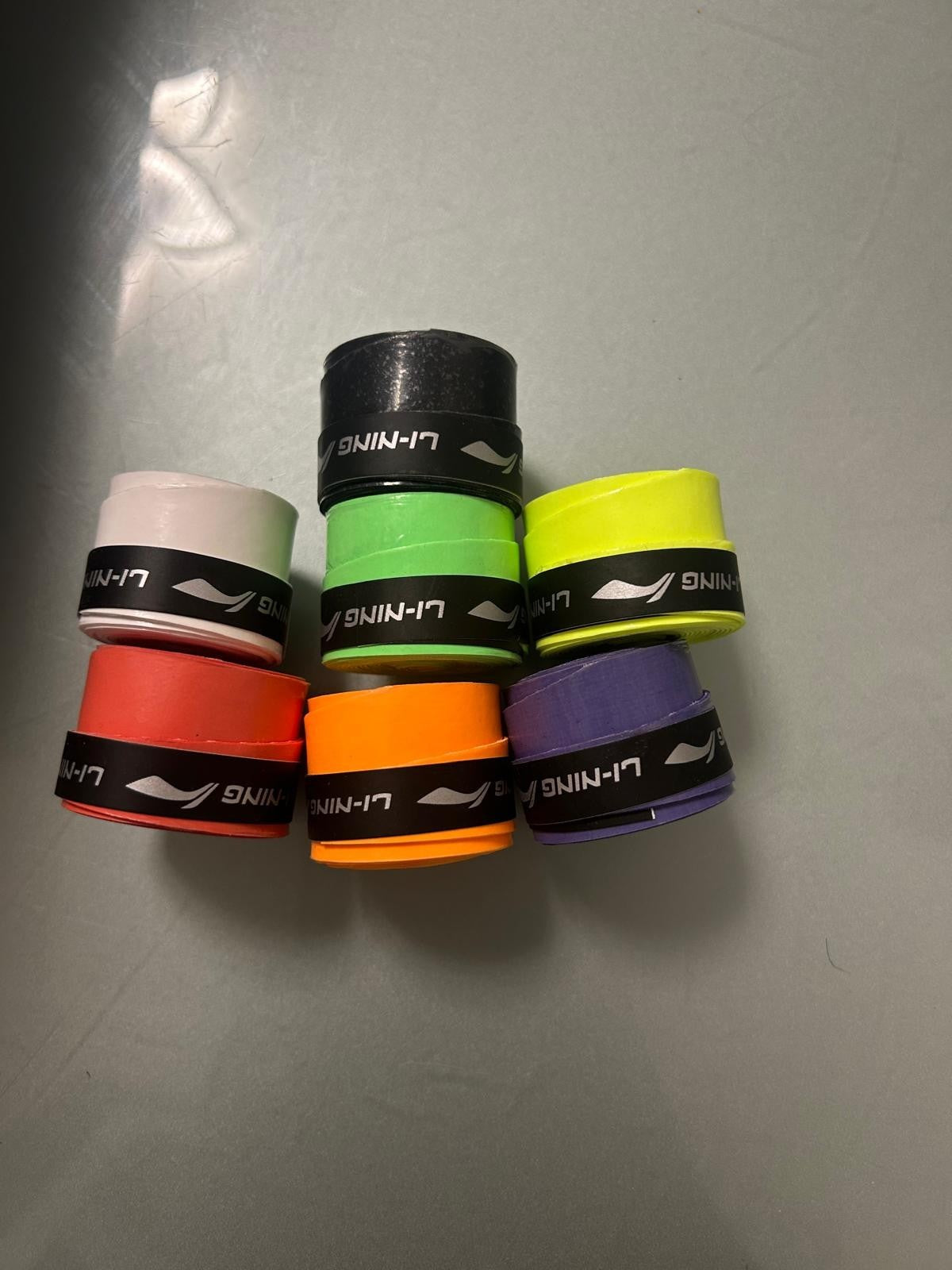 Li-Ning GP20 Grips 🏸 Assorted Colours | Pack of 7 High‑Quality Overgrip