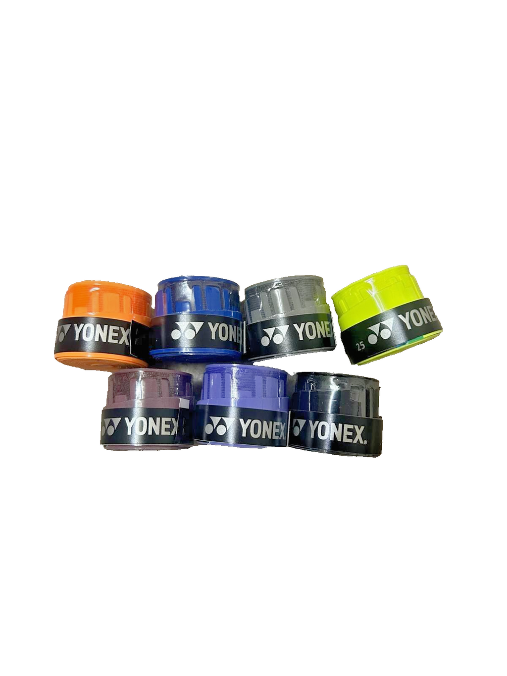 YONEX ET 902E Super Smooth Tacky Grip – Multicolor Pack of 7 | Badminton Tennis