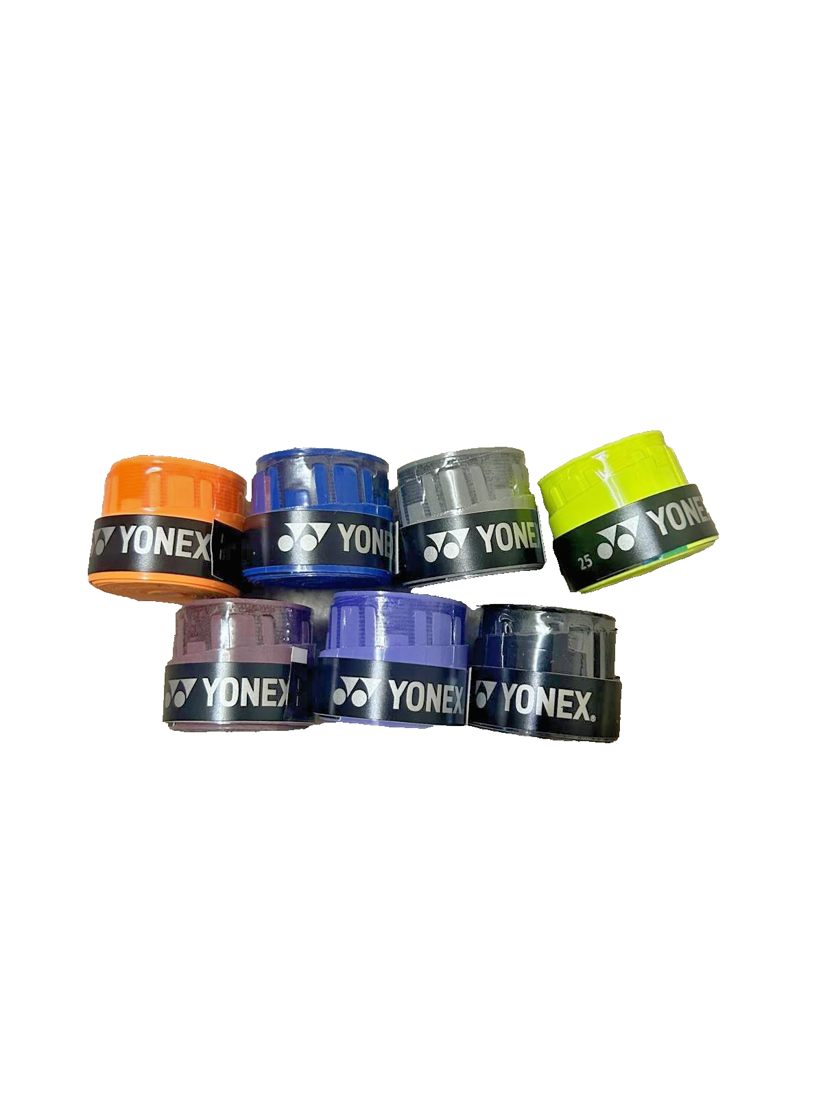 YONEX ET 902E Super Smooth Tacky Grip – Multicolor Pack of 7 | Badminton Tennis