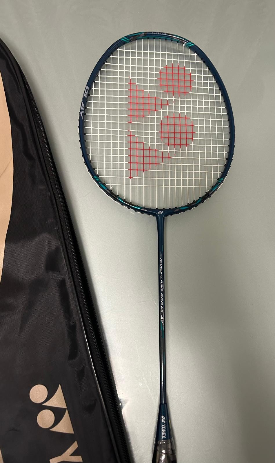 Yonex Nanoflare 800 Play Badminton Racket Deep Green - 4UG5 - strung with case