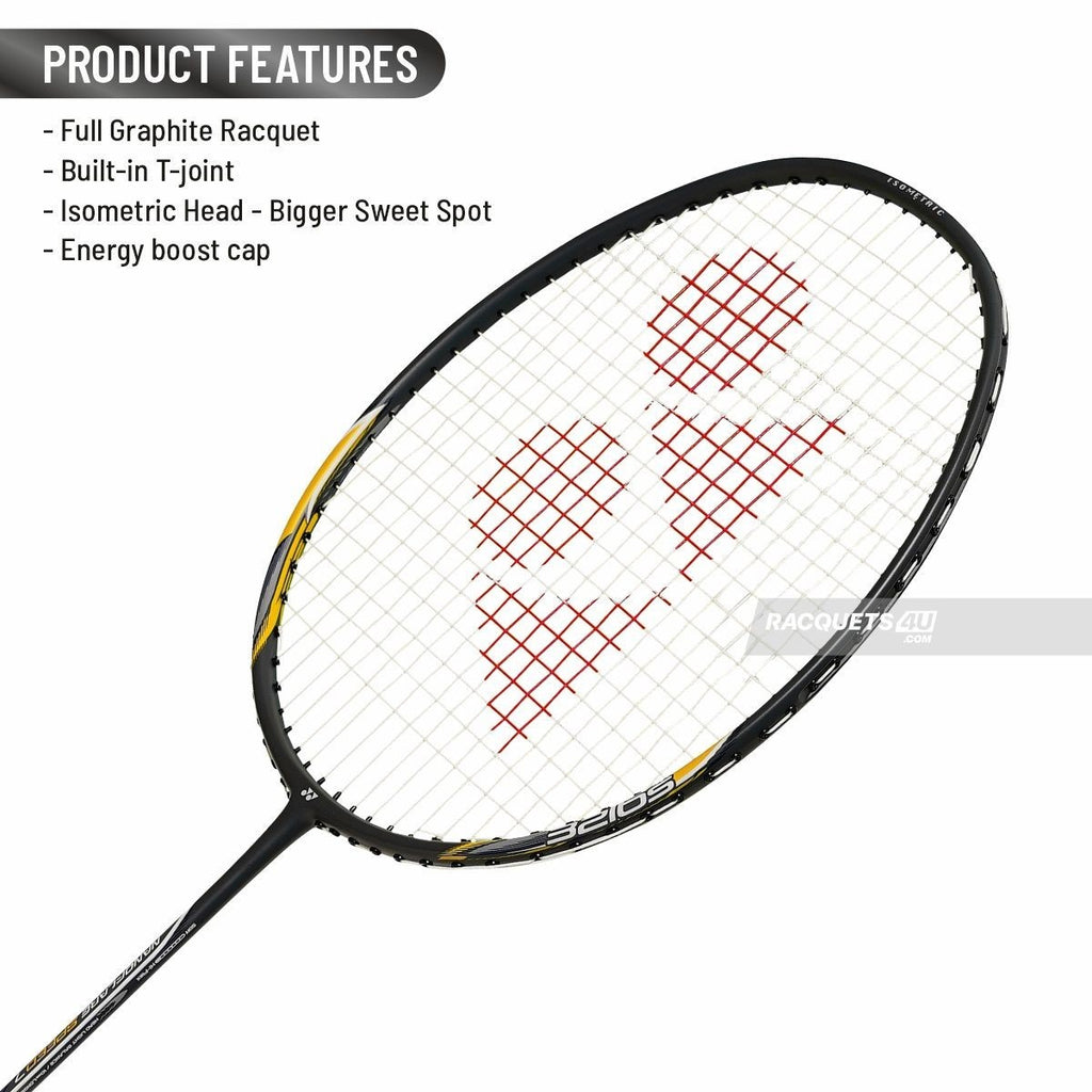 YONEX Nanoflare Speed 7 Yellow Strung Badminton Racquet  (Pack of: 1) 4U G4