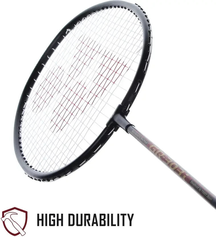 YONEX GR 303i Black, Red Strung Badminton Racquet (Pack of: 1) Quick Dispatch |