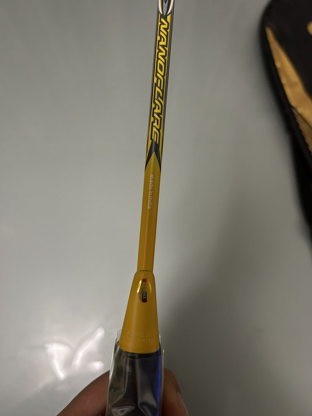 Yonex Nanoflare Speed 7 Badminton Racquet Yellow G4 4U Isometric Frame