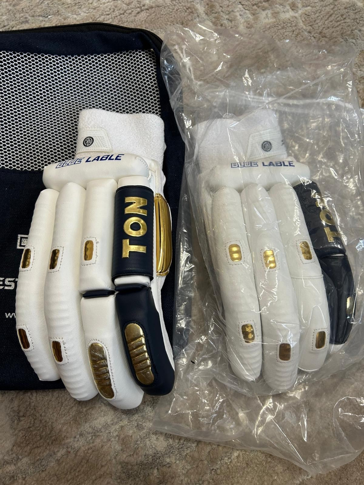 TON Player, Blue Label & Gold Edition Batting Gloves – Pro Quality 2026