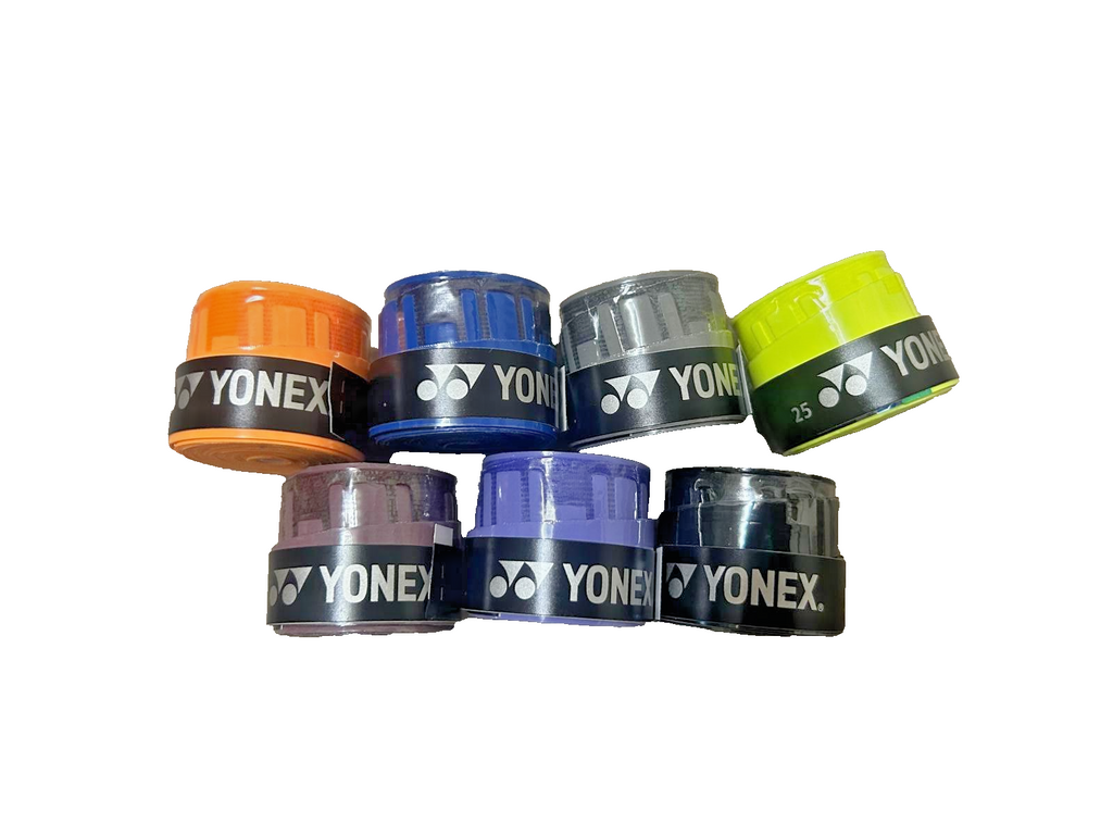 YONEX ET 902E Super Smooth Tacky Grip – Multicolor Pack of 7 | Badminton Tennis